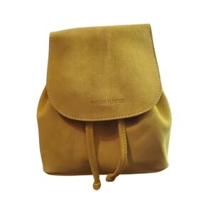 Portland Leather Yellow Bucket Backpack